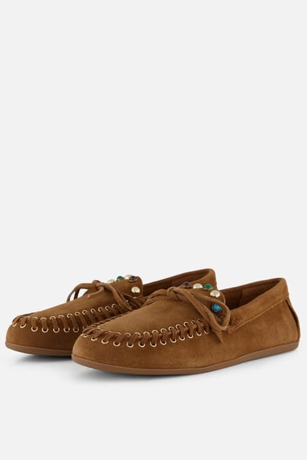 Linea Zeta Linea Zeta Loafers bruin Suède