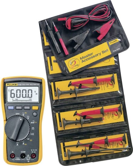 Fluke FLK115/TLK-225-1 Multimeter Digitaal CAT III 600 V Weergave (counts): 6000