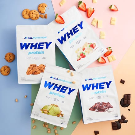 AllNutrition | Whey protein | Tropical | 908gr 30 servings | Eiwitshake | Proteïne shake | Eiwitten | Whey Protein | Whey Proteïne | Supplement | Concentraat | Nutriworld