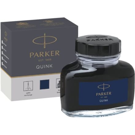 Vulpeninkt parker quink permanent 57ml blauw/zwart