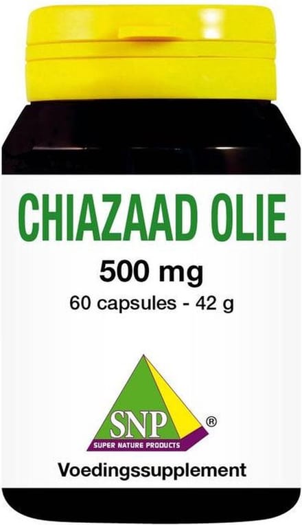 SNP Chiazaad olie 500mg 60 Vegetarische capsules