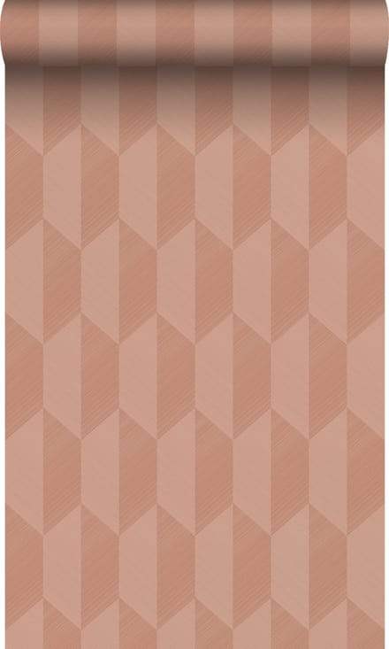 Origin Wallcoverings behang 3D-motief terracotta - 50 x 900 cm - 348034