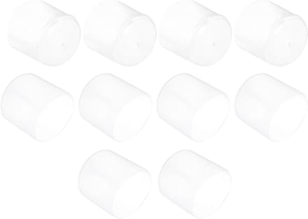 Rubberen Eindkappen - Beschermdoppen Buisstop - Meubels Beschermen - Zachte Elastische Pasvorm - 42 mm Binnendiameter - Transparant