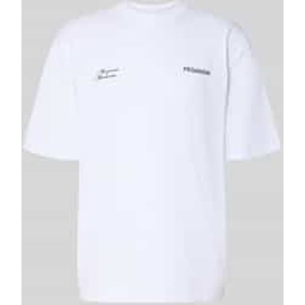 Oversized T-shirt met labeldetail model 'Rochefort'