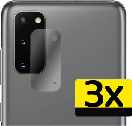 Camera Lens Protector - Geschikt voor Samsung Galaxy S20 - 3 Stuks - Camera Screenprotector - Beschermglas - Gehard Glas - Tempered Glass - Screen Protector