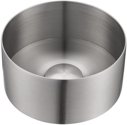 FugaFlow Eccelente Ferro Waskom - 21x21x10cm - RVS - Geborsteld RVS
