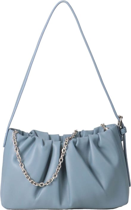 SEIDENFELT MANUFAKTUR Schoudertas Auri Crossbody Dusty Blue Blauw