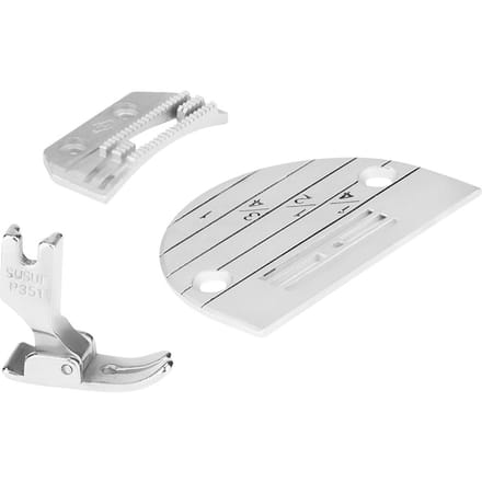 3 STKS Industriële Naaimachine Accessoires Naaldplaat Naaivoet Kit Set white