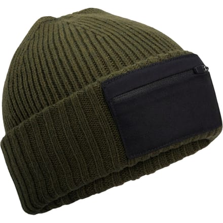 Beechfield Zip Patch muts (Militair Groen)