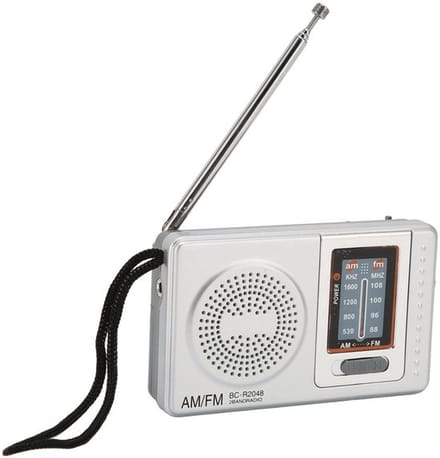 Allecto - Draagbare radio - Am Fm radio - Hoge kwaliteit luidspreker