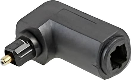 cablexpert Toslink optische kabeladapter, 90 graden, optical