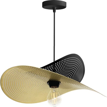Toolight App1471-1Cp Hanglamp Zwart 40X38X10Cm