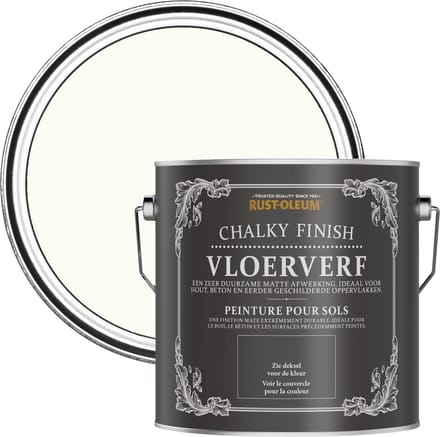 Rust-Oleum Wit Vloerverf - Porselein 2,5L