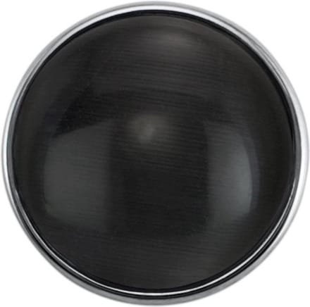 Quiges - Drukknoop Mini 12mm Cateye Grijs - EBCMK055