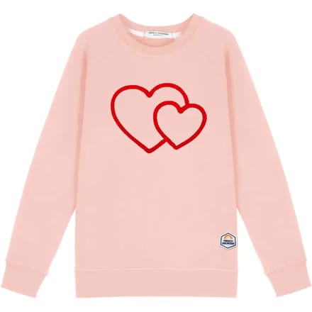 Meisjes sweatshirt French Disorder Duo Heart