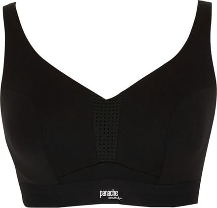 Panache - Endurance Wired Non Padded Sport BH - Black - 75D