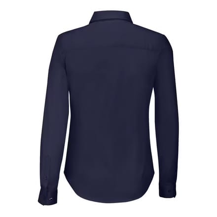 SOLS Dames/Dames Blake Stretch Shirt Met Lange Mouwen (Donkerblauw)