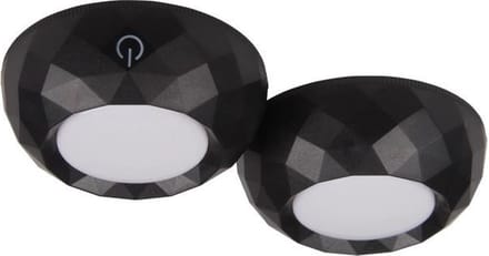 LED onderkast verlichting - Neutraal wit - Set van 2 - Zwart