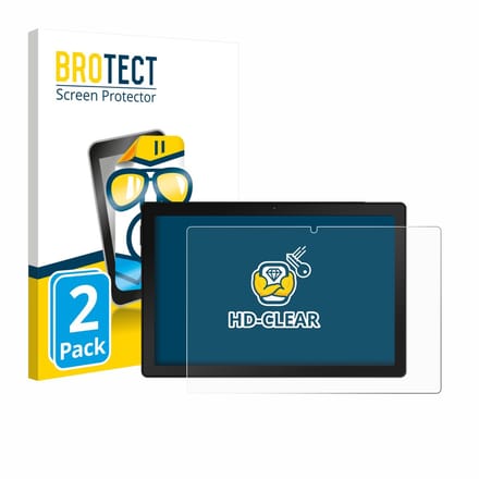 BROTECT - Screenprotector voor MUISOO A10 10.1" - Folie Beschermfolie transparant 2 Stuks