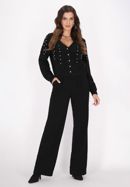 Faina Vest Dames zwart