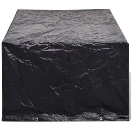 vidaXL - Tuinmeubelhoezen - poly - rattan - 2 - st - 4-persoons - 180x140 - cm