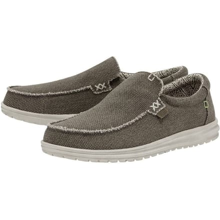 HEYDUDE Mikka Braided Instappers groen Canvas - Maat 43