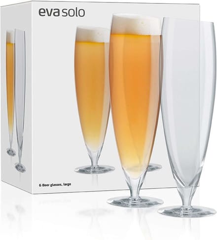Eva Solo - Glas Bier Groot 500 ml Set van 6 Stuks - Transparant - Glas