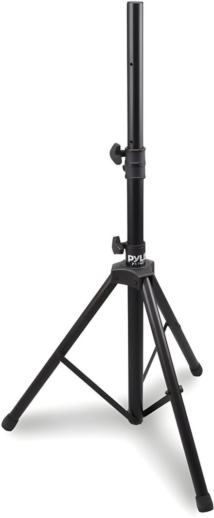 Pyle Luidsprekerstandaard – Verstelbare Driepoot 92–147 cm, Zware Uitvoering met Veiligheidspin – Voor Podium & Studio