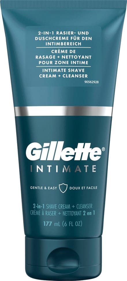 Gillette Intimate - 2-In-1 Scheercrème & Reiniger - Voor Intieme Zone - 150 ml