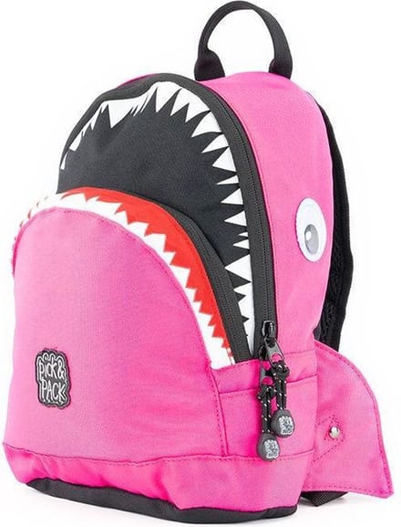 Pick&Pack Kinderrugzak Pick & Pack Haai - roze