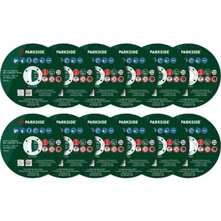 PARKSIDE Diamant-doorslijpschijven-set / Doorslijpschijven-set PWSZS 1