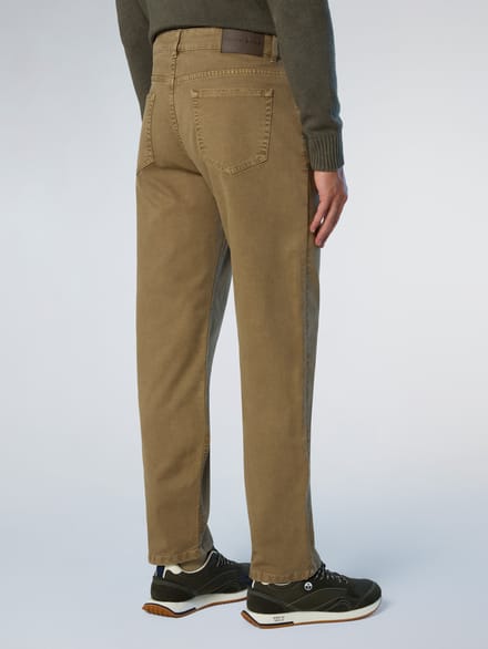 North Sails Broek Broken twill met 5-pocketstijl