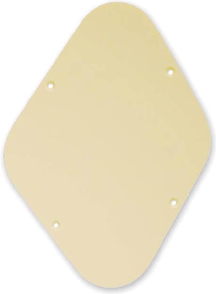 Boston P-102-IV back plate, potmeters cavity, 1 ply, LP-model, ivory