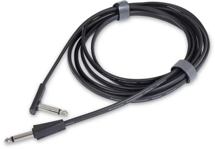 Rockboard Flat Instrument Cable Straight/Angled 3 m - Gitaarkabel
