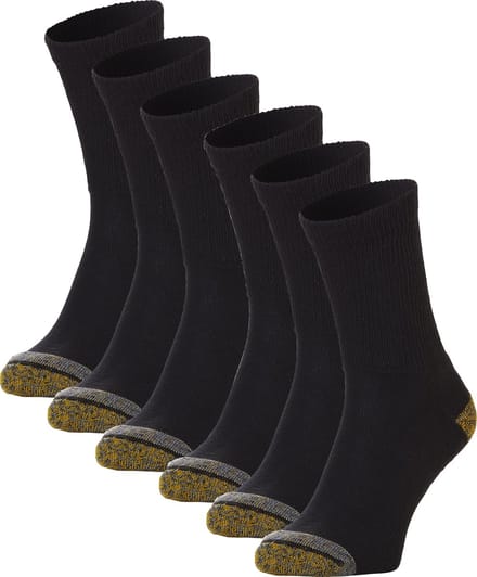 CAT Diabetes Comfort Werksok Zwart 6-Pack - Maat 39-42
