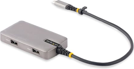StarTech.com USB-C Multiport Adapter - 4K 60Hz HDMI - 3-Port USB Hub - 100W PD