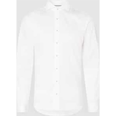 Slim fit vrijetijdsoverhemd van twill