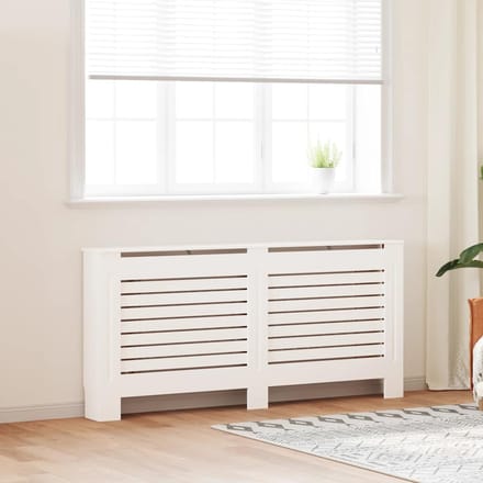 vidaXL Radiatorombouw 172x19x81.5 cm MDF wit