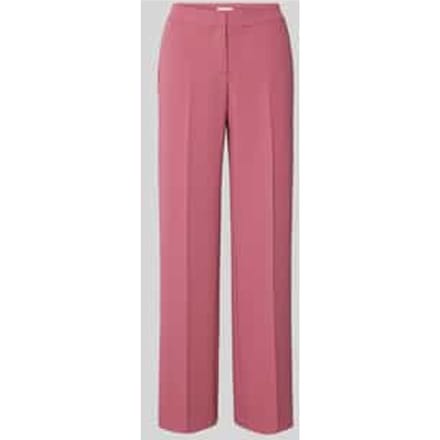 Straight leg broek met persplooien