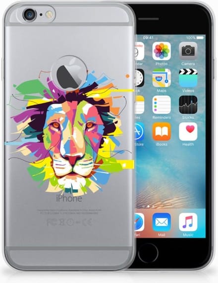 Apple iPhone 6 Plus | 6s Plus Telefoonhoesje met Naam Lion Color