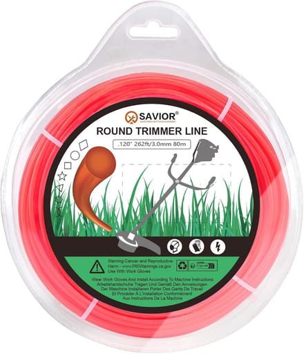 Grastrimmerdraad 3,0 mm x 80 m - Nylon Trimmerdraad voor Effectief Maaien