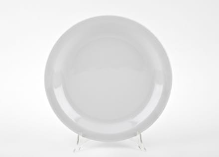 Populair Amerika Bord 26,5 cm - Wit, Porselein
