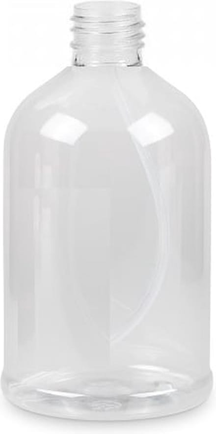 Fles 500 ml PET transparant 28/410