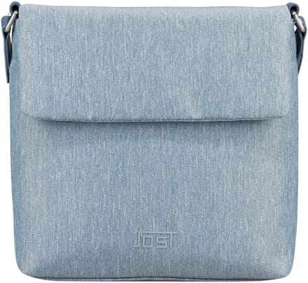 JOST schoudertas Bergen Crossbody Bag Misty Blue blauwgrijs