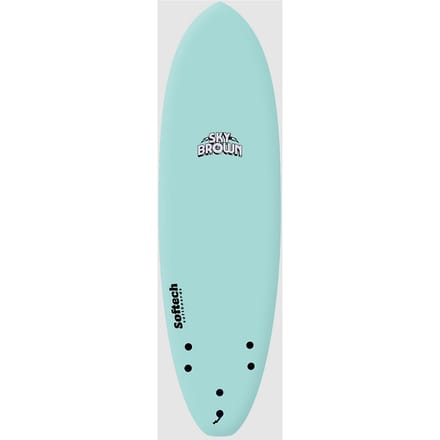 Softech Sky Brown FCS II 5'0 Surfboard patroon