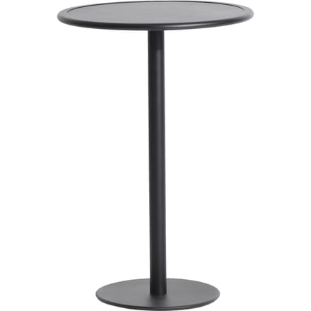 Petite Friture Week-End High Table - zwart - rond