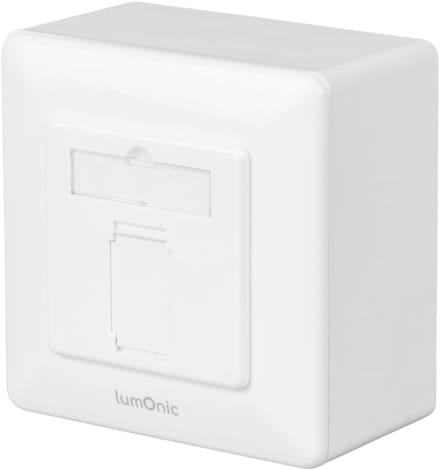 Netwerkaansluiting Opbouw - RJ45 Socket - Internet Aansluiten - 10 Gbit/s Snelheid - 1 Poort - Wit