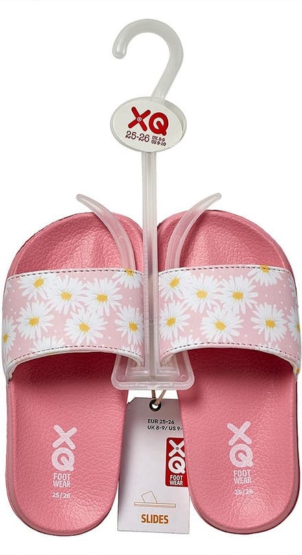 XQ Footwear - Slippers - Bloemen - Roze - Maat 35/36