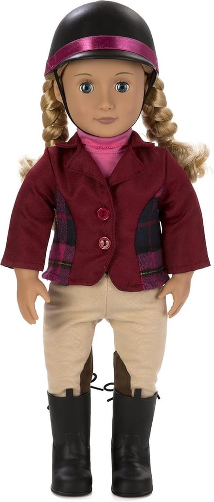 Poppen set - Speelgoed pop - Rollenspel spelen - Poseerbaar met outfits - 18 inch - Wit