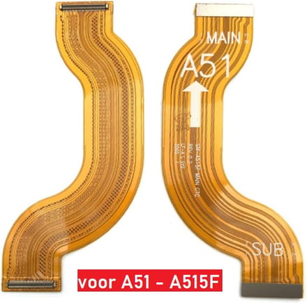Samsung Galaxy A51 Moederbord Connector Flex Kabel